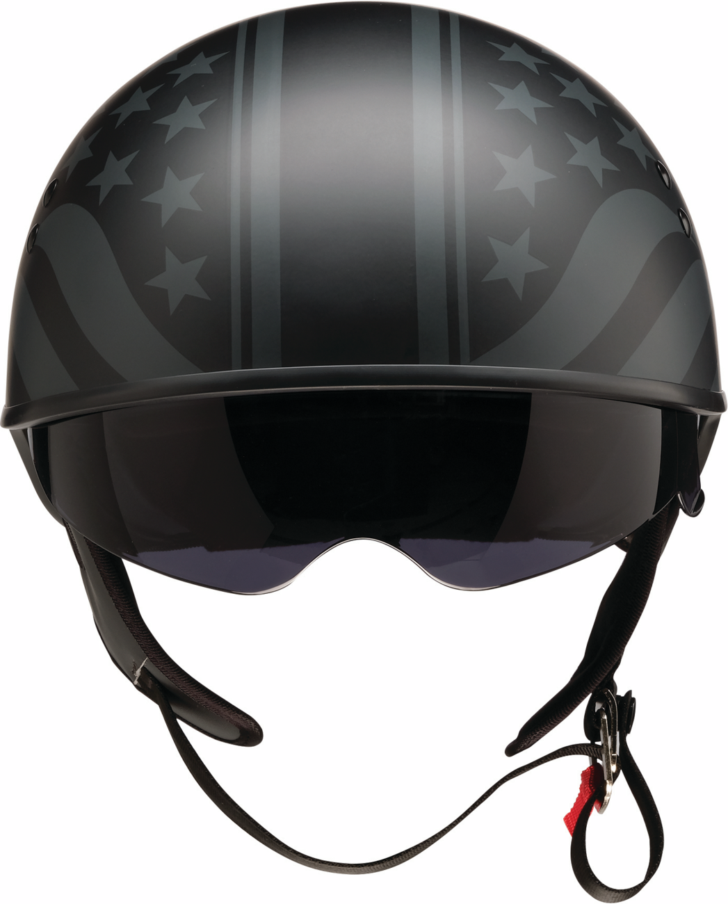 Z1R Vagrant Helmet Jugger in black, 2XL size, showing the full front view of the Z1R motorcycle helmet.