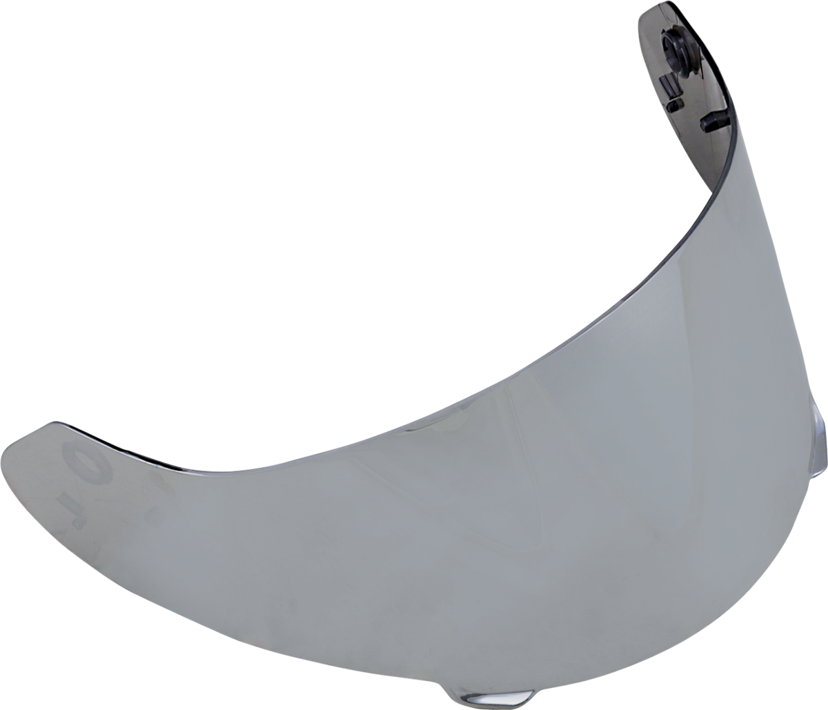 Z1R Warrant Mirror Shield with Part Number 0130-0918, motorcycle helmet accessory, clear visor with reflective mirror finish