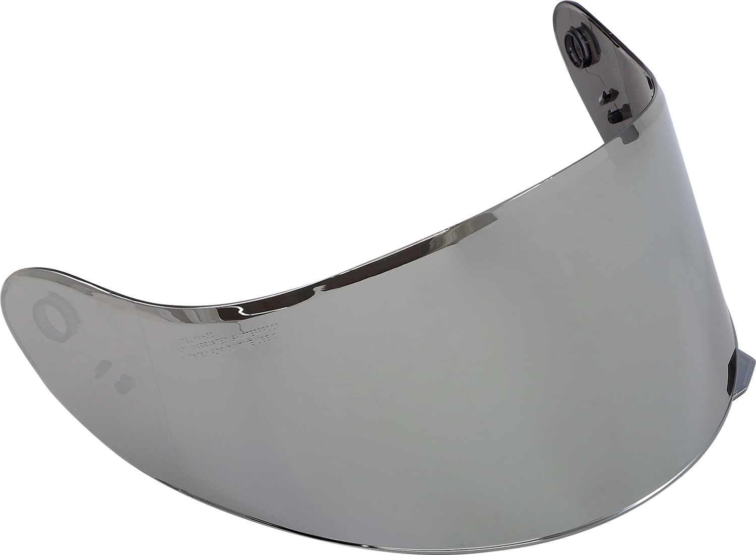Z1R Youth Warrant Mirror Shield, motorcycle helmet accessory, clear visor with reflective mirror finish and secure mounting features.