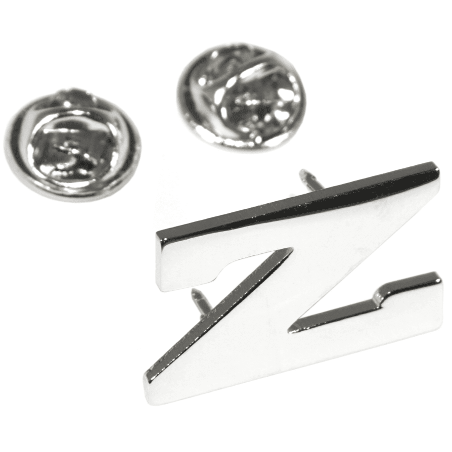 ZSPEC Nissan Z31 300zx Z-Style Lapel / Hat Pin, Chrome - Howling Moto
