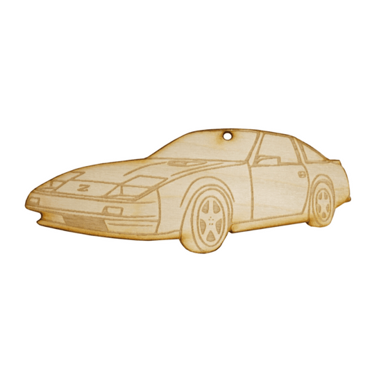 ZSPEC Laser-Engraved Wood Ornament, Style: Nissan 300zx Z31 - Howling Moto