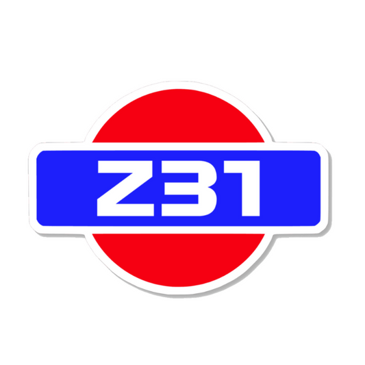 ZSPEC Vinyl (Printed) decal - 4-inch wide x 3-inch tall - Nissan Z31 300zx Style - Howling Moto