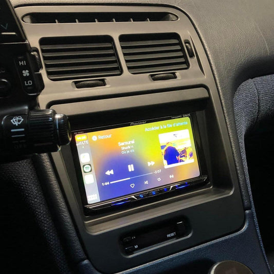 ZSPEC LHD Double-Din Radio Bezel w/Brackets for '90-99 Nissan Z32 300zx - Howling Moto