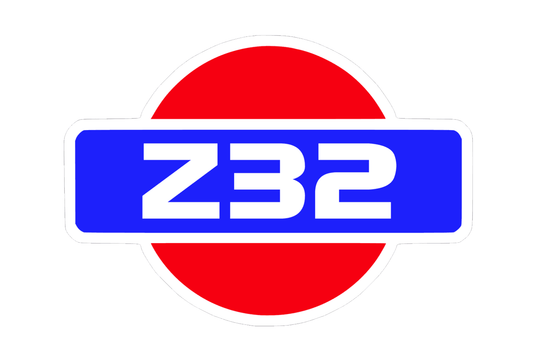 ZSPEC Vinyl (Printed) decal - 4-inch wide x 3-inch tall - Nissan Z32 300zx Style - Howling Moto