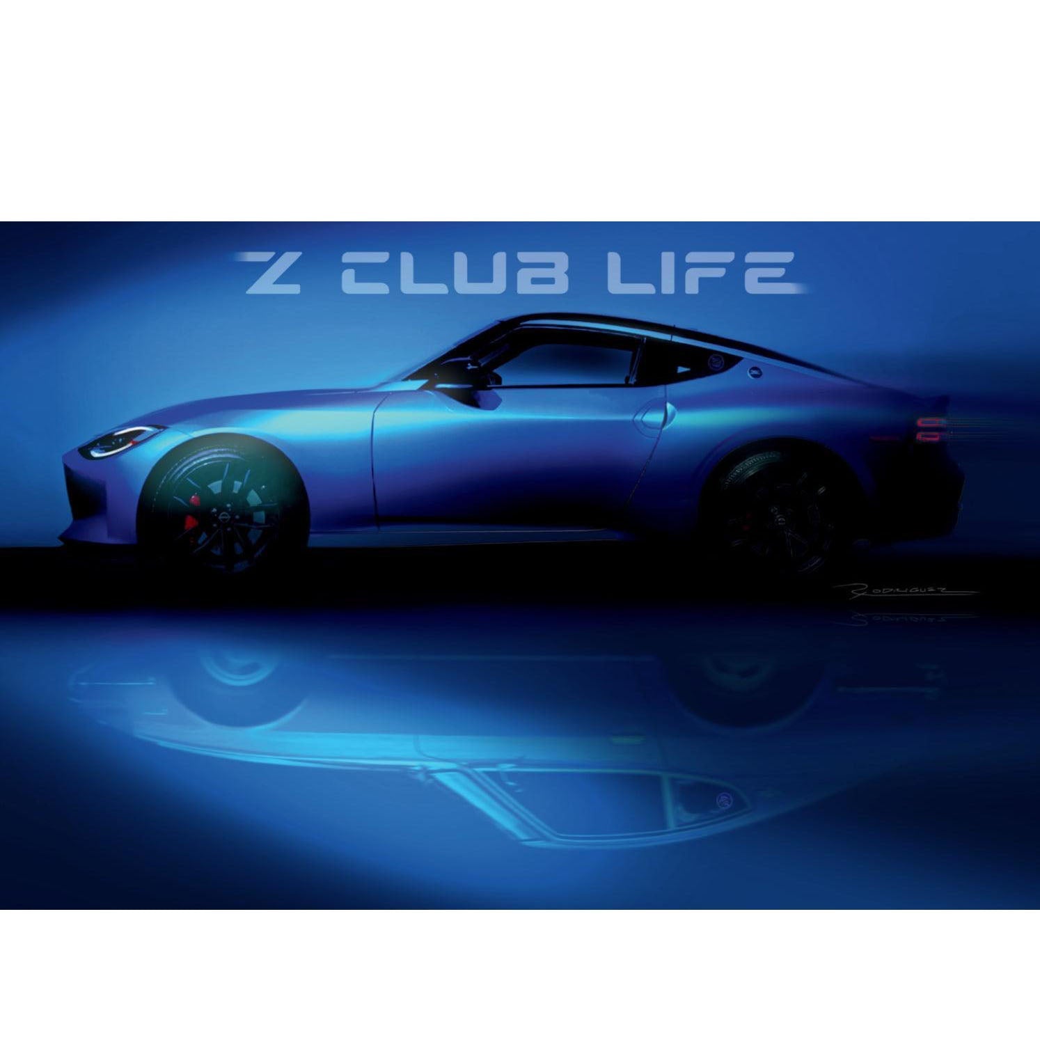 Z Club Life "Reflections"  Poster produced for ZCON 2022 Birmingham Event, 24" x 36" Size - Howling Moto