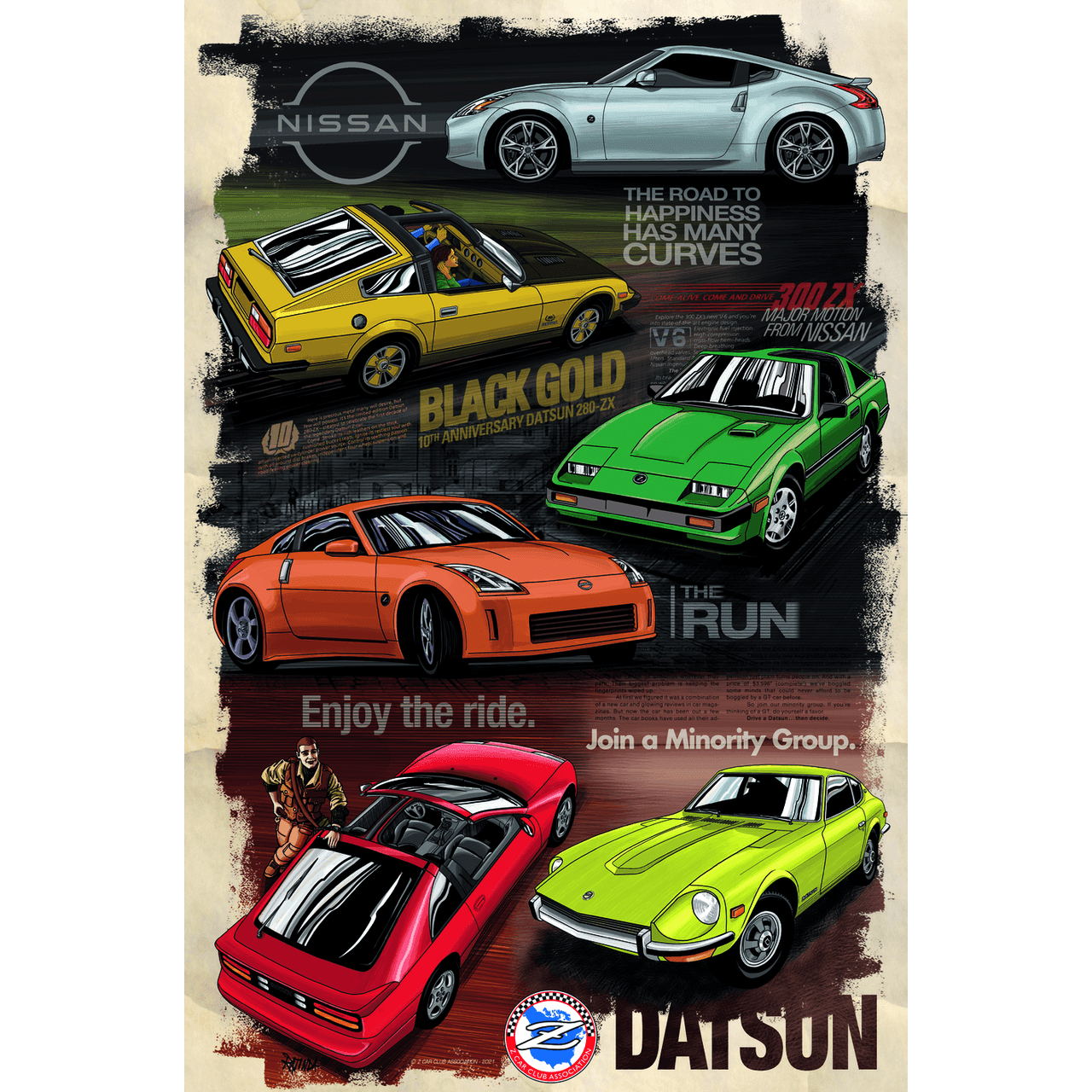 ZCON Z-Culture Adverts Poster, 2021 Colorado Springs Event, 24" x 36" Size - Howling Moto