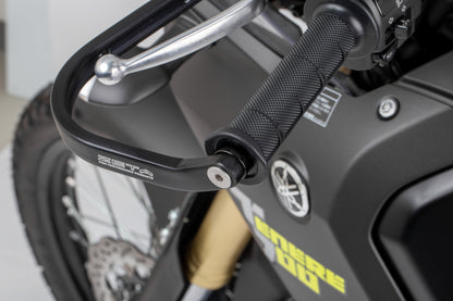 ZETA Adventure Armor Handguards for Yamaha motorcycle in black with protective design and brand logo, part ZE72-6041.