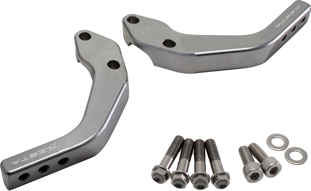 ZETA Armor BC Mount for KTM and Husqvarna motorcycles, shown in black with mounting hardware and part number ZE71-1830.