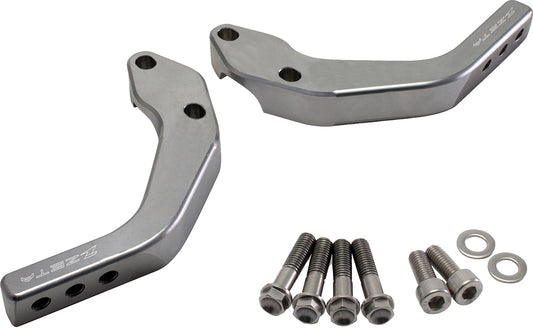 ZETA Armor BC Mount for KTM and Husqvarna motorcycles, shown in black with mounting hardware and part number ZE71-1830.