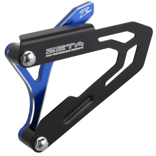 ZETA aluminum mud guard with cover for Yamaha ZE80-8326, lightweight motorcycle case saver showing the durable aluminum construction