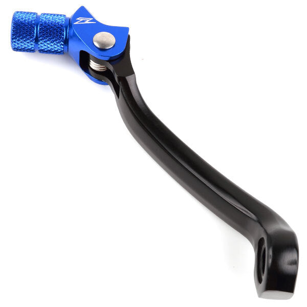 ZETA forged shift lever for Husqvarna motorcycle, part ZE90-4436, showing the metal gear shifter in a close-up shot.
