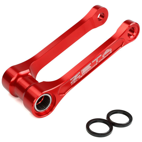 ZETA, ZETA Lowering Link Hon Red for KTM, Husqvarna, and GASGAS - Part Number ZE56-05032