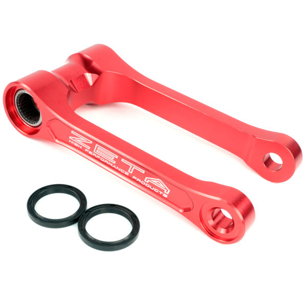 ZETA, ZETA Lowering Link Hon Red for KTM, Husqvarna, and GASGAS - Part Number ZE56-05062