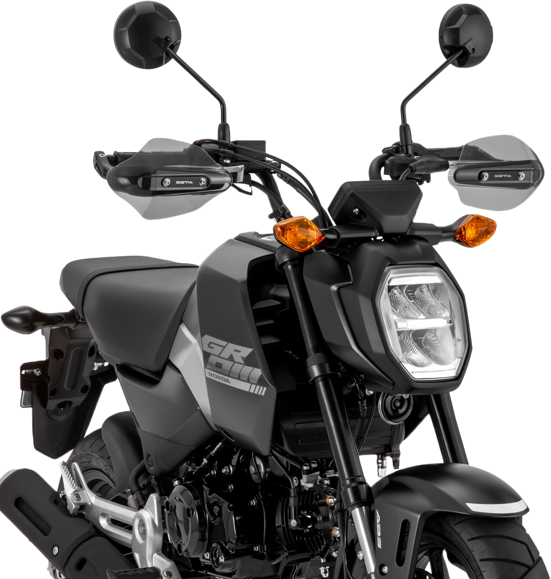 ZETA, ZETA Sonic Handguard Smoke for Honda Grom and Monkey – Part ZS72-2602