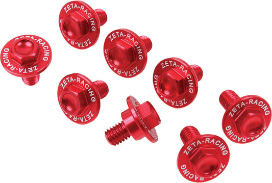 ZETA, ZETA ZE88-9102 Fork Guard Bolt in Red for Heavy Machinery