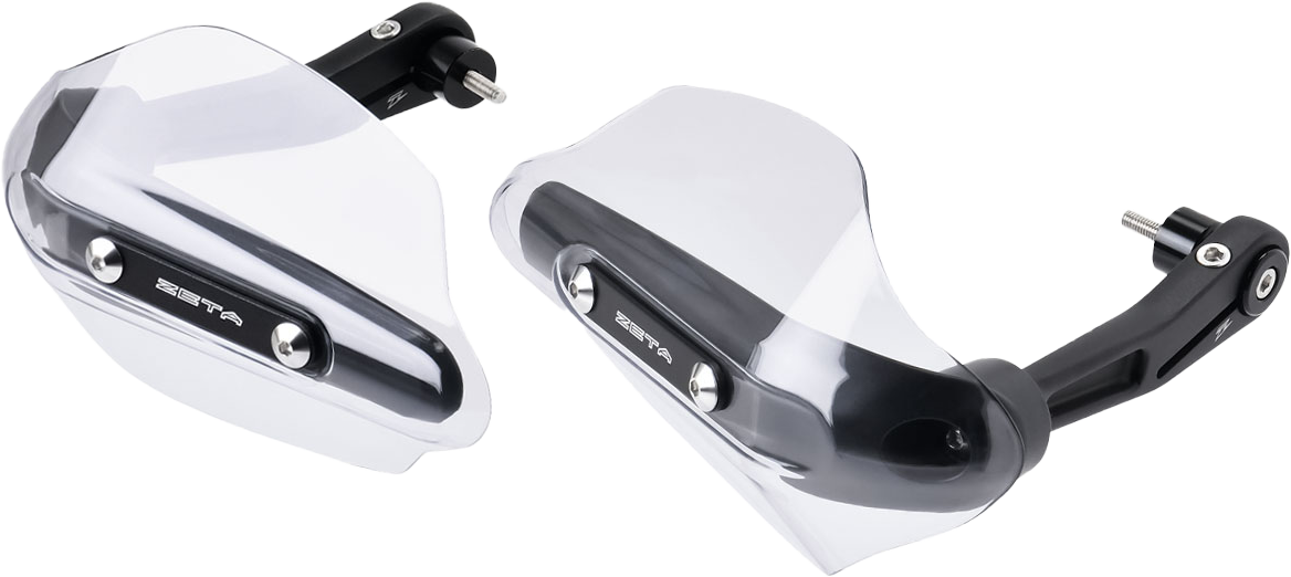 ZETA, ZETA Sonic Handguard Light Smoke for Honda Grom and Monkey - Part #ZS72-2502