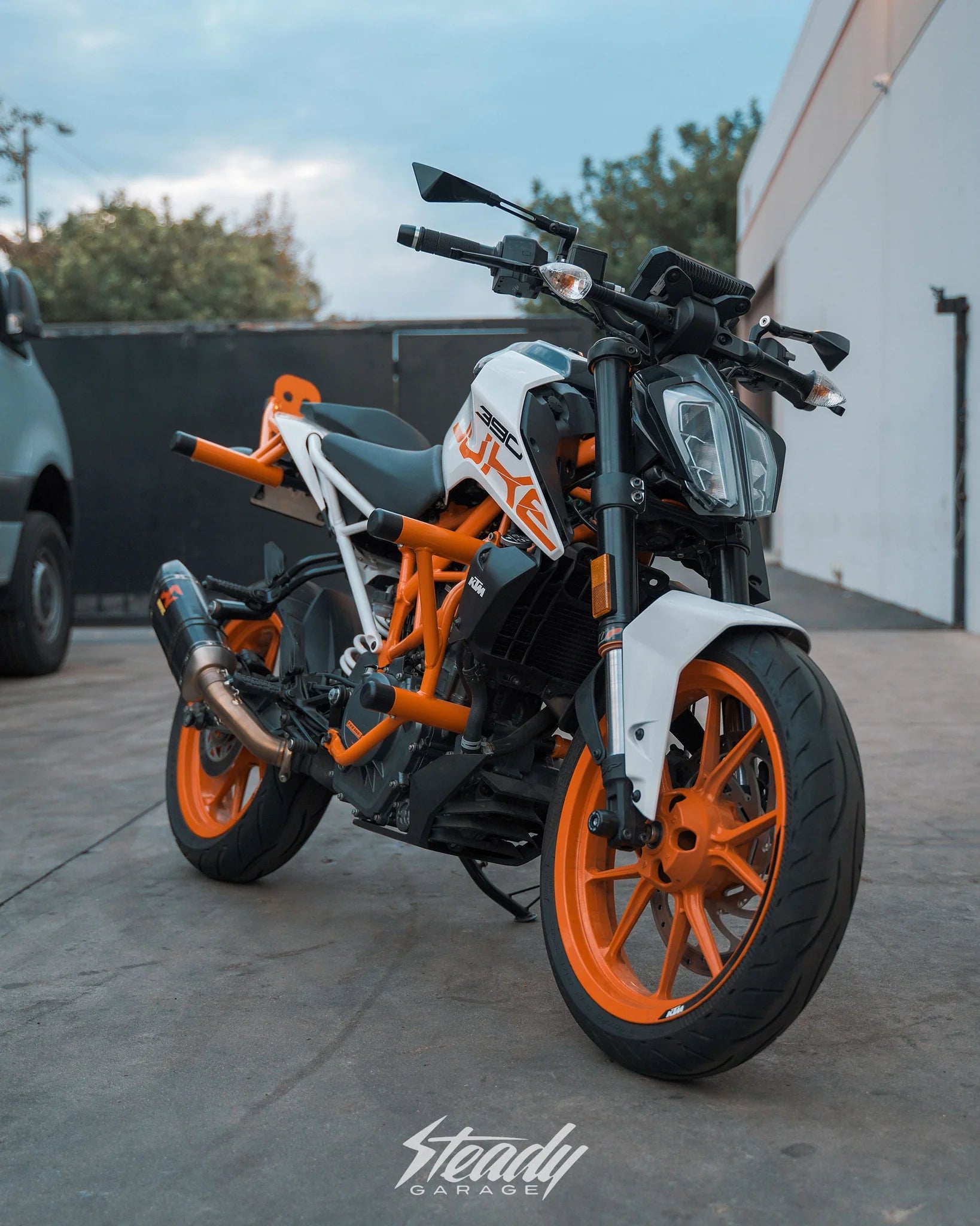 Zeus Armor Pro Series Engine Cage Front Cage - KTM DUKE 390 - (ALL YEARS) - Howling Moto