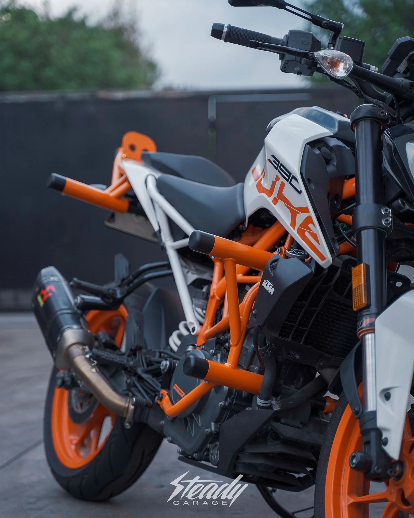Zeus Armor Pro Series Engine Cage Front Cage - KTM DUKE 390 - (ALL YEARS) - Howling Moto