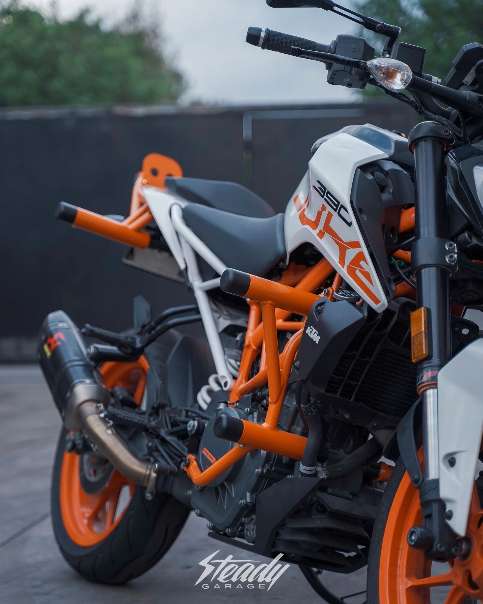 Zeus Armor Pro Series Engine Cage Front Cage - KTM DUKE 390 - (ALL YEARS) - Howling Moto