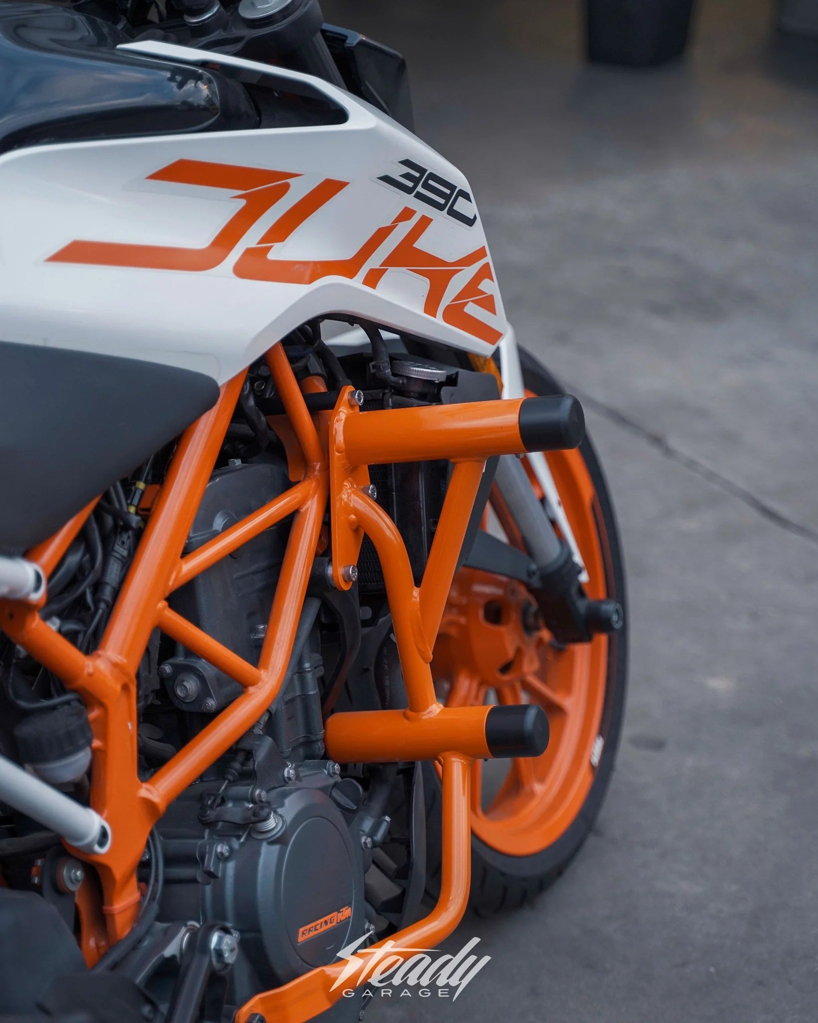 Zeus Armor Pro Series Engine Cage Front Cage - KTM DUKE 390 - (ALL YEARS) - Howling Moto