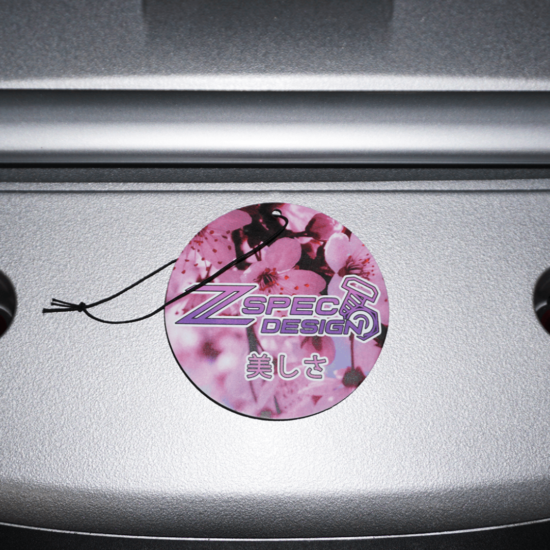 3" Round Sakura (Cherry-Blossom) Scented Air Freshener - Howling Moto
