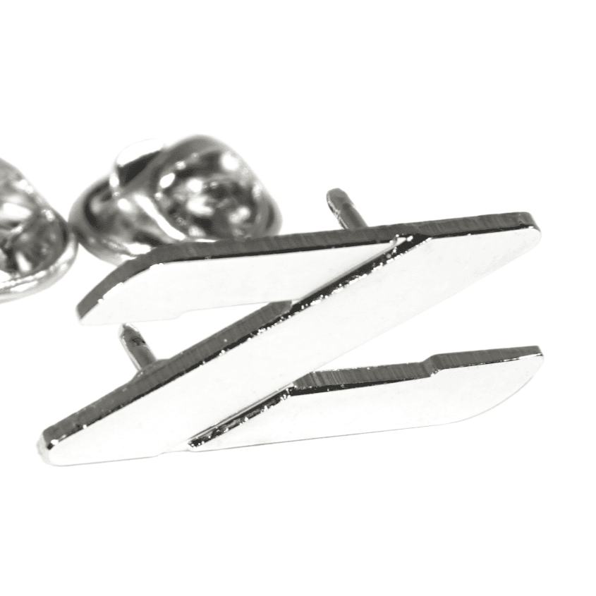 ZSPEC Nissan Z32 300zx Z-Style Lapel / Hat Pin, Chrome - Howling Moto