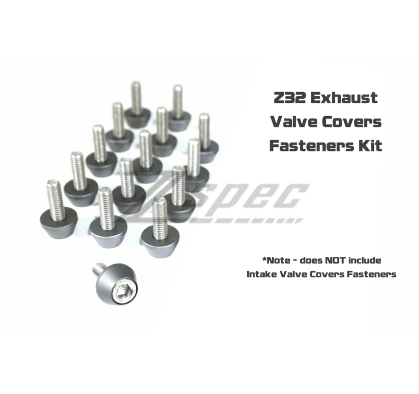 ZSPEC Exhaust Valve Covers Fastener Kit for '90-99 Nissan Z32 300zx, Stainless/Billlet - Howling Moto