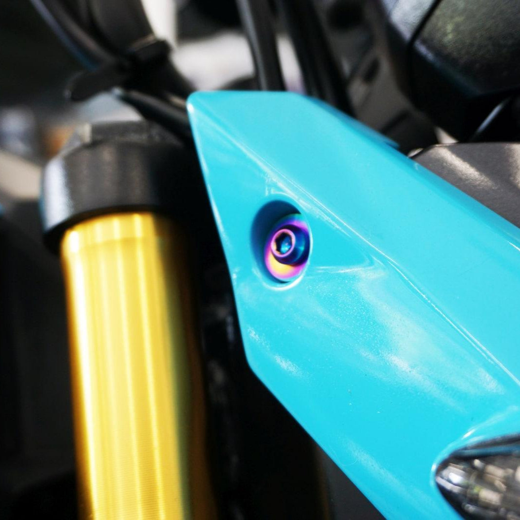 ZSPEC Dress-Up Bolts® Hardware Kit for the pre-2020 Honda Grom Platform, Titanium - Howling Moto