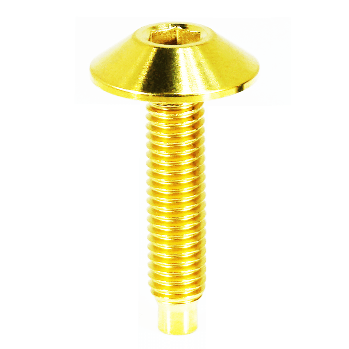 ZSPEC Low-Profile Body Kit Fastener, M5x20mm, Titanium w/ Rivet Nut, Per Each - Howling Moto