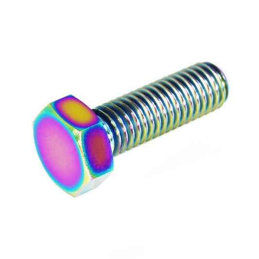 ZSPEC M10-1.25x25mm Metric Hex-Bolt Fastener, Titanium Grade-5 - Howling Moto