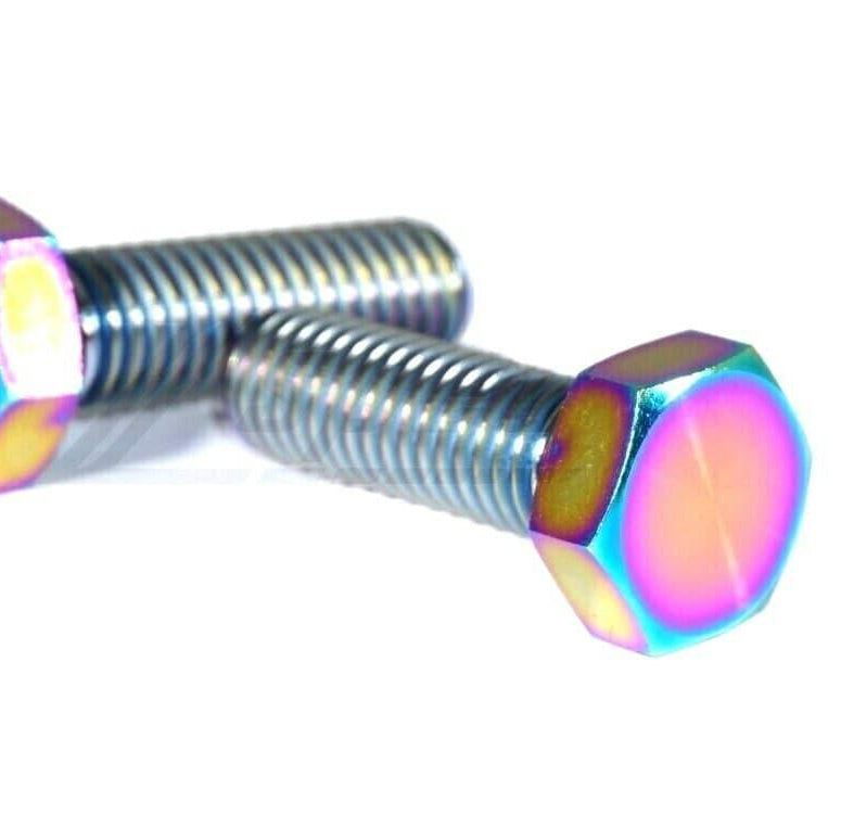 ZSPEC M10-1.25x25mm Metric Hex-Bolt Fastener, Titanium Grade-5 - Howling Moto