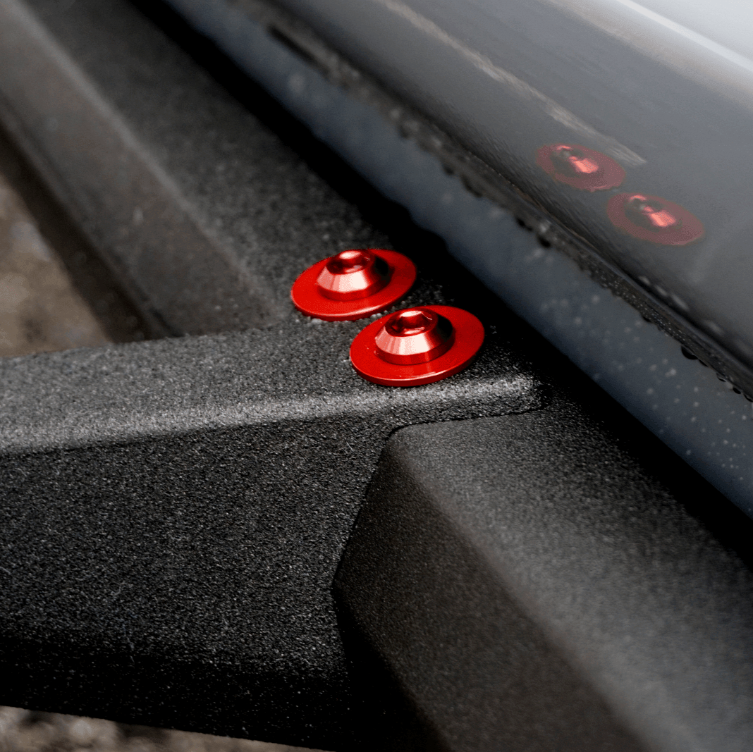 ZSPEC Off-Road Step Rails Fastener Kit for '22+ Nissan Frontier D41, Grade-5 Titanium - Howling Moto
