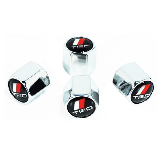 Chrome Valve Stem Tire Caps, Style: TRD - Howling Moto