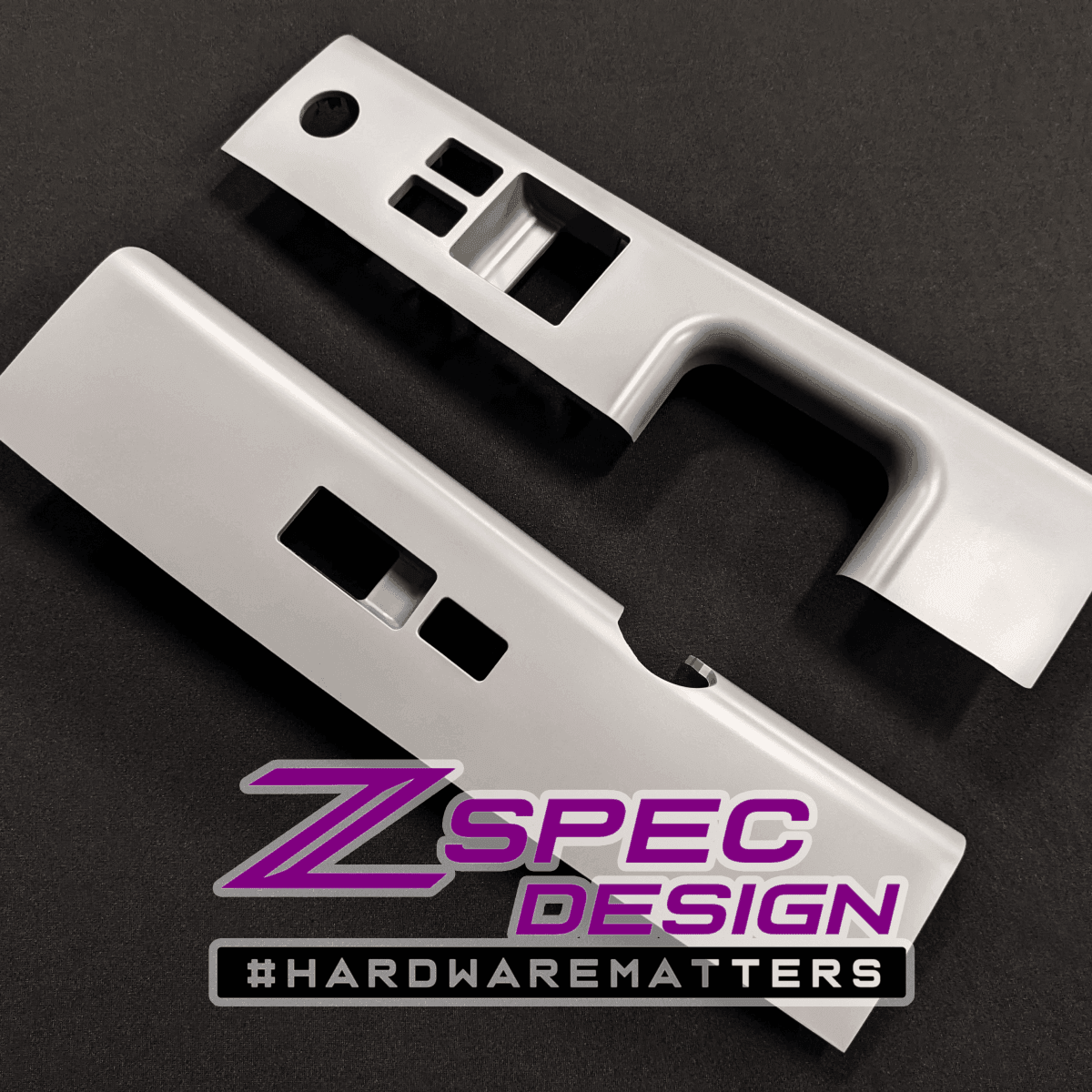 ZSPEC 350z Z33 Interior Door Window Switch Finisher Set for LHD '06-09, Grey - Howling Moto