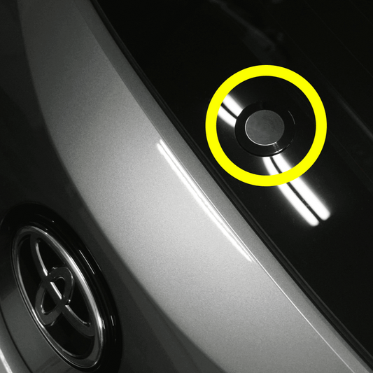 ZSPEC 44mm Rear Wiper Hole-Cover/Cap/Plug, Weatherproof, fits GR Corolla, Black - Howling Moto