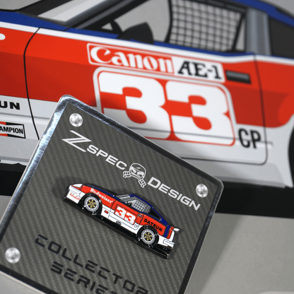 ZSPEC BSR-Racing Datsun #33 Tribute Lapel / Hat Pin - Howling Moto