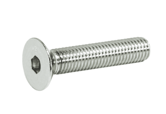 ZSPEC M10-1.5x50mm Flat-Head FHSC Fasteners, Stainless, Per Each - Howling Moto
