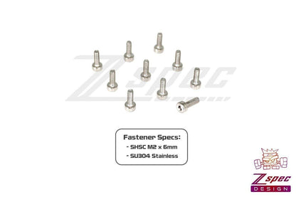 ZSPEC M2-0.4x6mm Fasteners, SHSC, Stainless SUS304, 10-Pack - Howling Moto