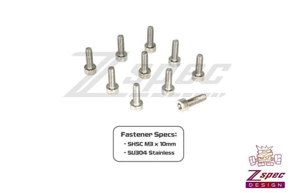 ZSPEC M3-0.5x10mm Fasteners, SHSC, Stainless SUS304, 10-Pack - Howling Moto
