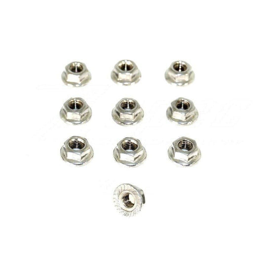 ZSPEC M3 Metric Flare Nuts, Stainless SUS304, 10-Pack - Howling Moto