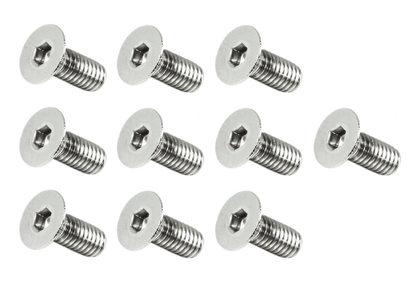 ZSPEC M4-0.7x10mm Fasteners, FHSC, Stainless Steel SUS304, 10-Pack - Howling Moto