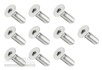 ZSPEC M4-0.7x16mm Fasteners, FHSC, Stainless Steel SUS304, 10-Pack - Howling Moto