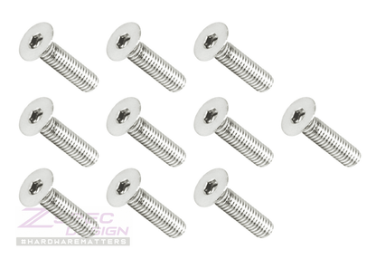 ZSPEC M4-0.7x16mm Fasteners, FHSC, Stainless Steel SUS304, 10-Pack - Howling Moto