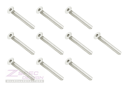 ZSPEC M4-0.7x35mm Fasteners, FHSC, Stainless Steel SUS304, 10-Pack - Howling Moto