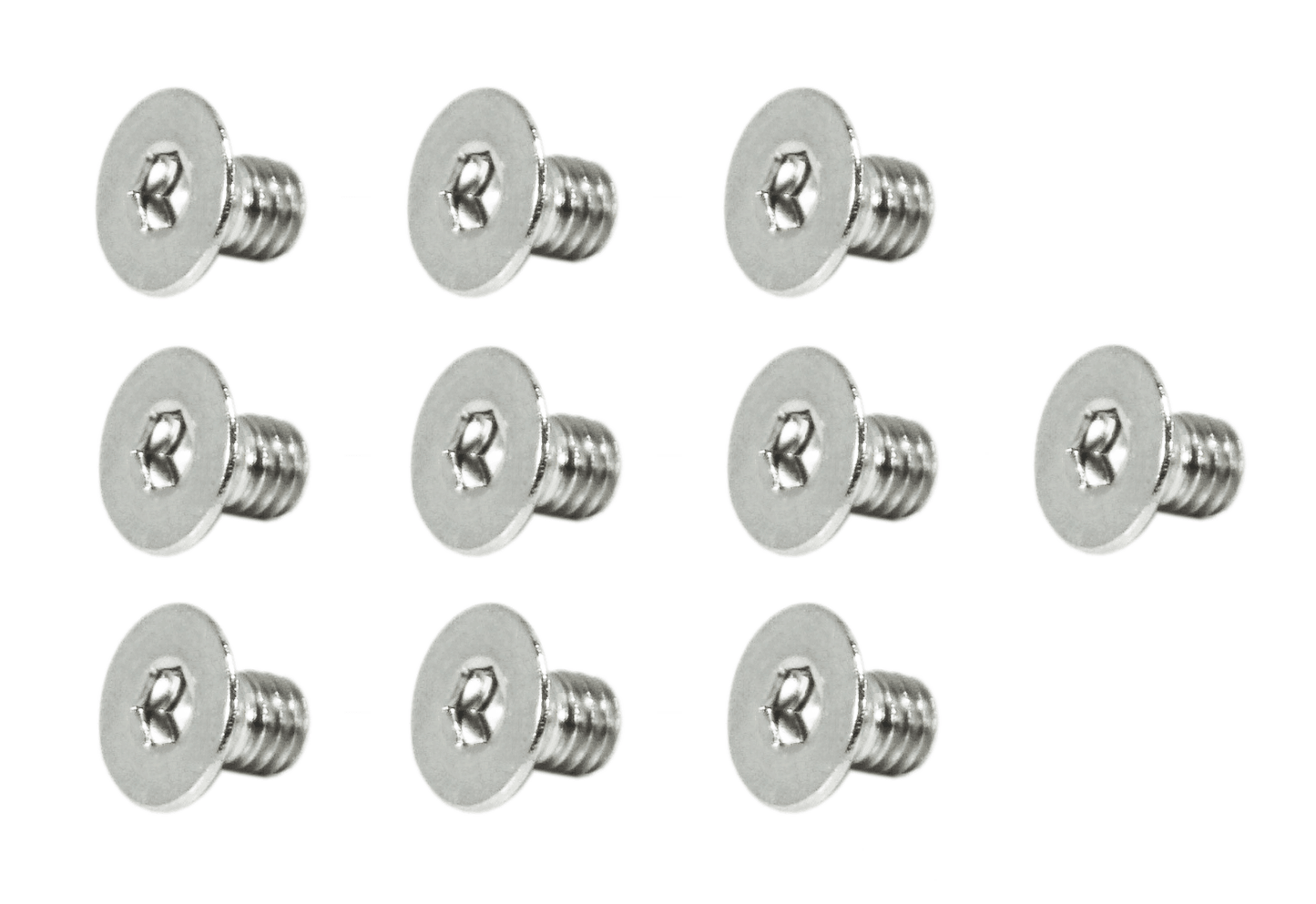 ZSPEC M4-0.7x6mm Fasteners, FHSC, Stainless Steel SUS304, 10-Pack - Howling Moto