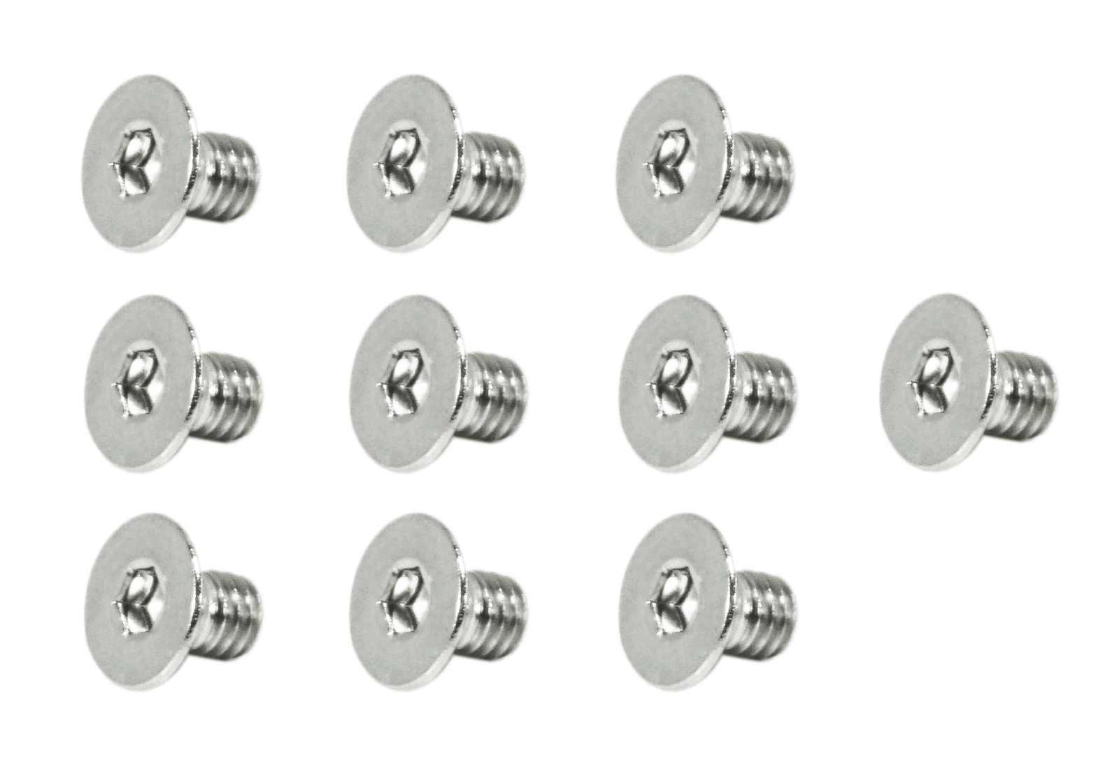 ZSPEC M4-0.7x6mm Fasteners, FHSC, Stainless Steel SUS304, 10-Pack - Howling Moto