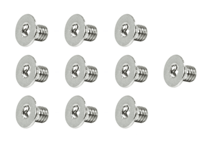 ZSPEC M4-0.7x6mm Fasteners, FHSC, Stainless Steel SUS304, 10-Pack - Howling Moto
