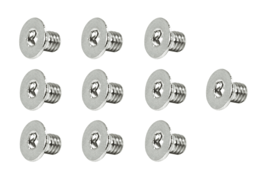 ZSPEC M4-0.7x6mm Fasteners, FHSC, Stainless Steel SUS304, 10-Pack - Howling Moto