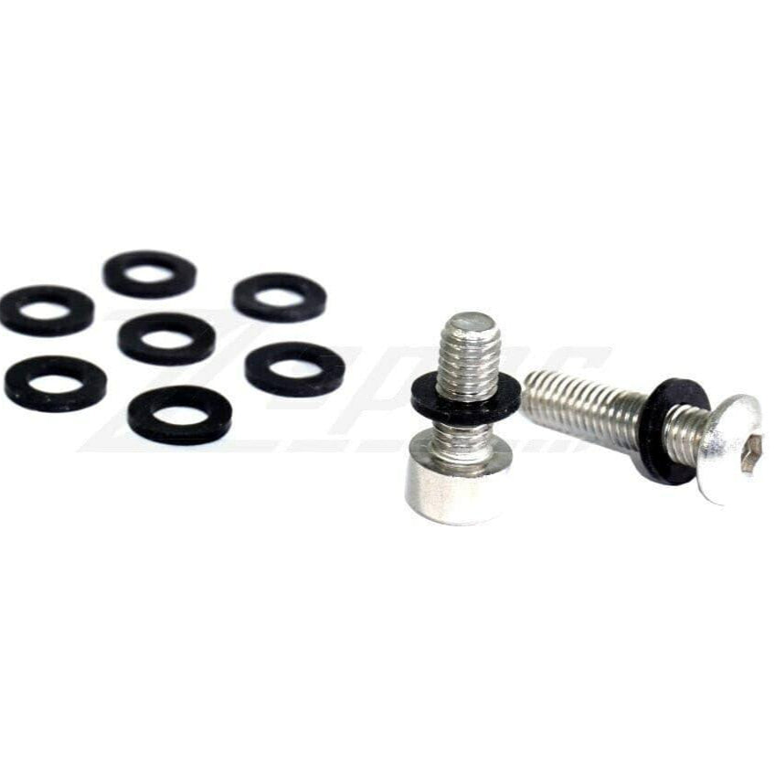 ZSPEC M5 Silicone Flat Washers for SHSC or Button-Head Bolts, 10-Pack - Howling Moto