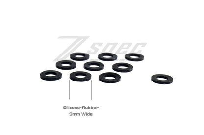 ZSPEC M5 Silicone Flat Washers for SHSC or Button-Head Bolts, 10-Pack - Howling Moto